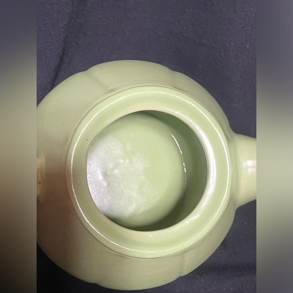 Teapot Olive green, modern deco, teapot vintage - Picture 7 of 10